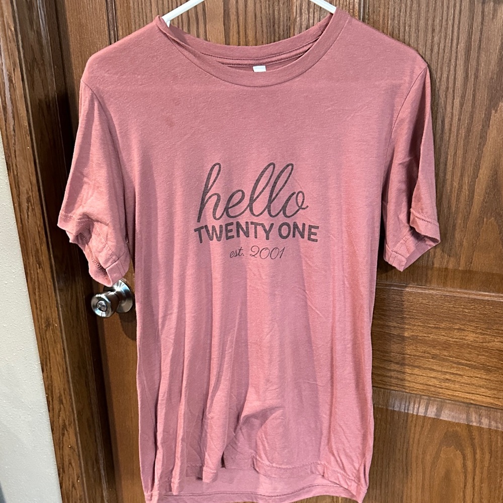 Bella Canvas Pink Short Sleeve Tee